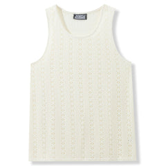 Round Neck Casual Beach Style Loose Vest