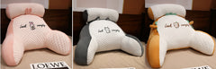 Sofa Fluffy Cushion Luncheon Pillow Triangle Reading Cushion Bedside Soft Large Backrest Lumbar Cushion Office Chair Cushion