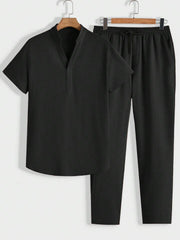 Summer New European And American Style Mens Casual Sports Suit
