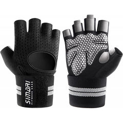 Men's Simplicity All-Match Sports Fitness Short Finger Gloves