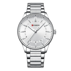 Mens Round Large-Dial Waterproof Watch