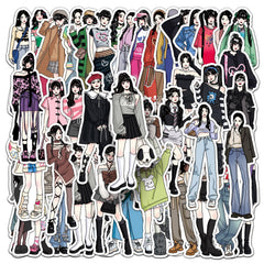 50 Hand-painted Fashion Wear Graffiti Personalized Cartoon Goka DIY Water Cup Luggage Stickers