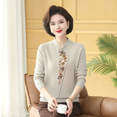 Pure Wool Sweater Jacquard Wool Sweater