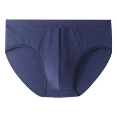 Men's Cotton Underwear High-Waist Breathable Plus-Size Briefs