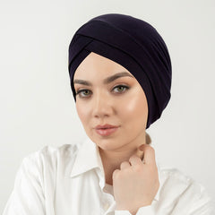 Womens Mercerized Cotton Forehead Band Hat