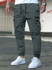 Outdoor Casual Work Pants With Drawstring Cuffs