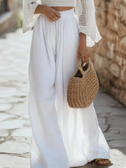 Women's Loose-fitting Solid-color Thin Casual Pants