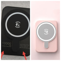 Mini-Powerbank mit Schnellladefunktion, magnetisch, kabellos, 5000 mAh, tragbar