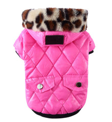 Cross-border pet supplies pet clothes dog clothes autumn and winter fur collar coat pet dog clothing