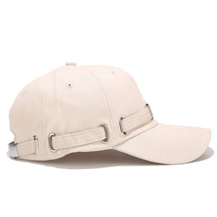 Fashion Simple Long Strap Cotton Baseball Hat