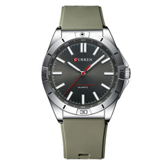Simple Unisex Round Silicone-band Couples Watch Waterproof