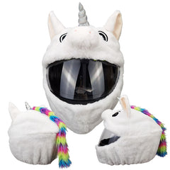 Helmet Protection Headgear Full Helmet Cartoon Plush Panda Frog Puppy Unveiled Helmet Sports Car