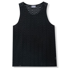 Round Neck Casual Beach Style Loose Vest