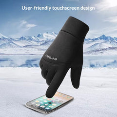 Mens Thermal Cycling Gloves Compatible With Touchscreens