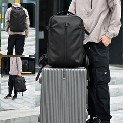 Vacuum-Compression Travel Backpack For Men