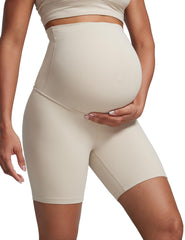Maternity Capri Yoga Pants High-waisted Belly-supporting Seamless