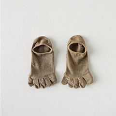Men's Cotton Deodorant And Sweat-absorbing Breathable Five Toe Socks