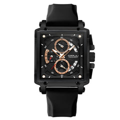 Simple Business Tape Mens Calendar Watch