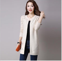 Hollow sweater knit sweater
