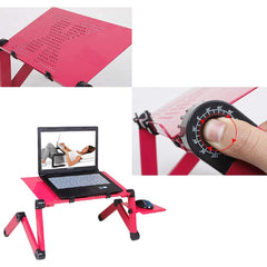 Laptop-Table-Stand Desk Mouse-Pad Notebook Folding Ergonomic-Design Adjustable with