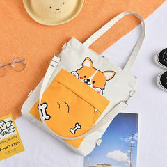 Womens Oxford Cloth Tote Bag Multi-Functional For Students