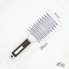 Hairbrush Anti Klit Brushy Haarborstel Women Detangler Hair Brush Bristle Nylon Scalp Massage Teaser Hair Brush Comb
