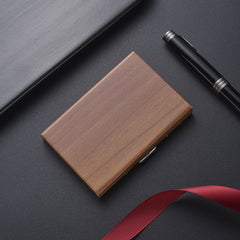 High-end Stainless Steel Cardholder With Map Engraving Designed To Prevent Demagnetization