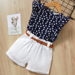 Kids Girls Clothes For Baby Girl Kids T-Shirt Shorts Suit