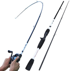 Sougayilang Sections Carbon Fiber Spinning Casting Fishing