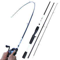 Sougayilang Sections Carbon Fiber Spinning Casting Fishing