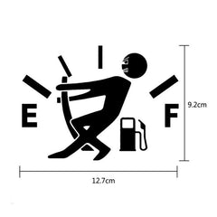 Funny Car Sticker Pull Fuel Tank Pointer Ef Fuel Tank Car Sticker Fuel Tank Vinyl Sticker Decal