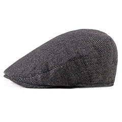Men's Korean Fashion Simple Striped Beret
