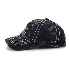 Fashion Washed Denim Baseball Cap Fashion Four Seasons Sunshade