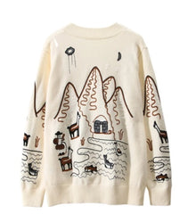 Single-breasted Sweater Cardigan Jacket Women