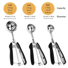 304 Stainless Steel Spoon Ice-cream Spoon Ice Cream Ball Scoop