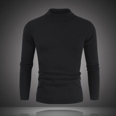 Autumn And Winter New Men's Plus Velvet Thickened Base Sweater