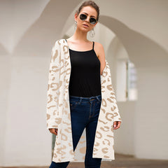 Leopard Cardigan Loose Sweater Sweater