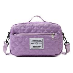 Large-Capacity Fitness Quilted Embroidered Yoga Bag