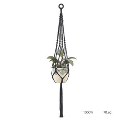 Custom Hand-knitted Hanging Flowerpot Net Bag