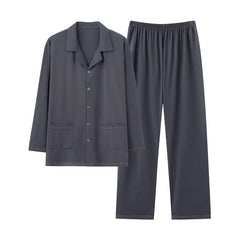 Pajamas Men's Modal Cardigan Long Sleeve Casual Homewear Suit