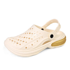 Mens Rubber Sandals Beach Shoes Men Clogs Zuecos Hombre Garden Shoes Summer Fashion Slip on Sandal Casual Breathable