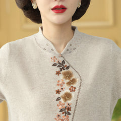 Pure Wool Sweater Jacquard Wool Sweater