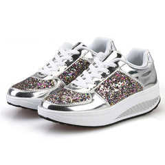 Paillettenbesetzte Damen-Sneaker