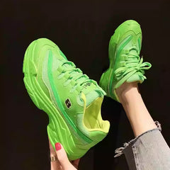 Ins Trendy Mesh Breathable Thick-soled Sneakers
