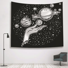 Divination Witch Hand Home Tapestry