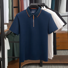 Ice Silk Summer Men's Short-Sleeve Polo Shirt
