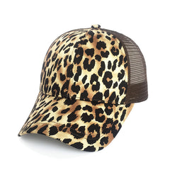 Ladies Fashion Leopard Print Baseball Hat