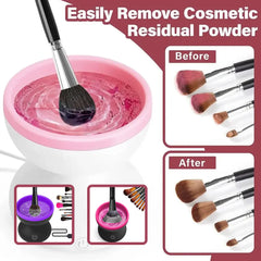 Elektrischer Make-up-Pinselreiniger, tragbar, automatisch, USB-Anschluss, Reinigungsset für Kosmetikpinsel aller Größen