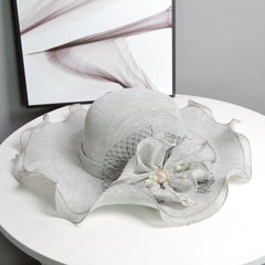 Women's Linen Breathable Wide-Brim Sun Hat