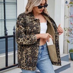 Retro Loose Denim Jacket Women